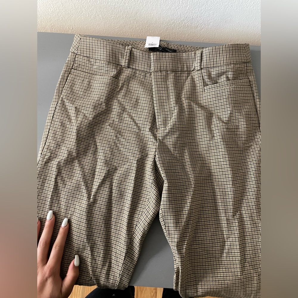 NWT Banana Republic Light Brown High Waisted Skinny Sloan Pants - Picture 2 of 6